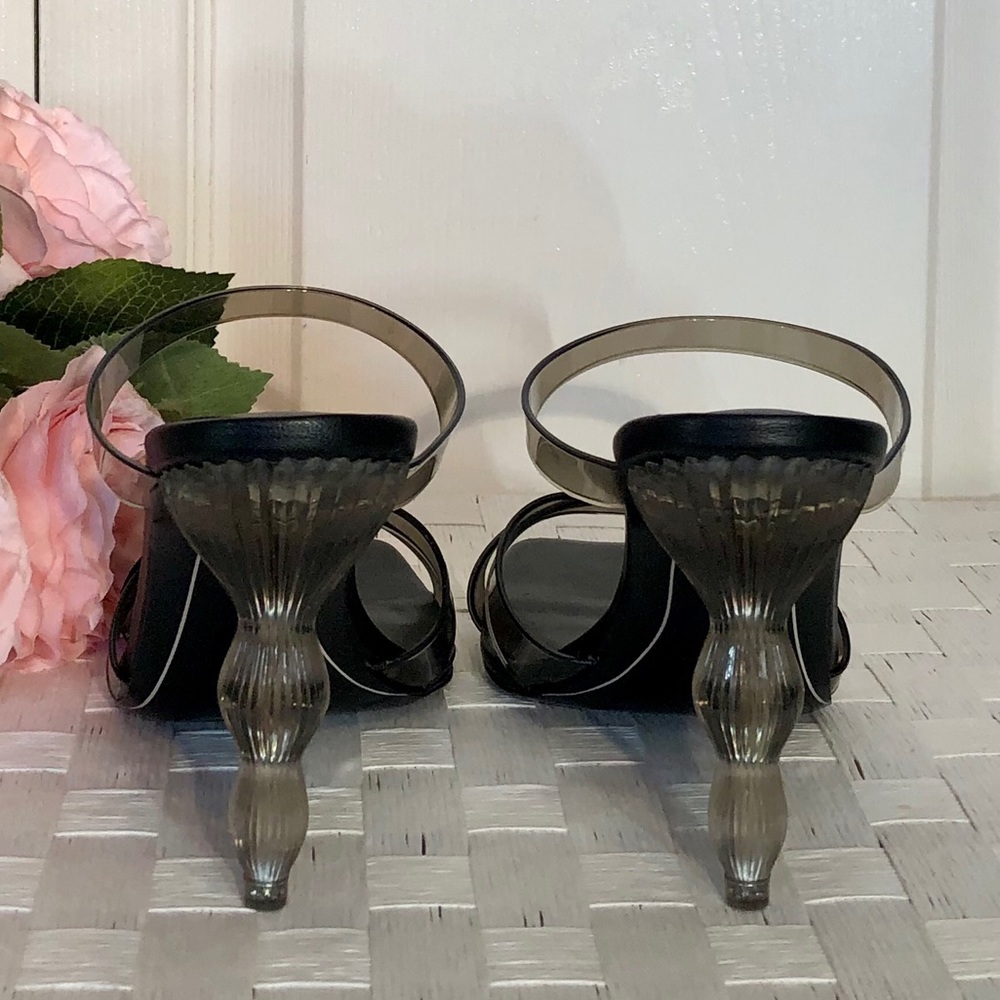 📁 Imagine Vince Camuto Breean Lucite Statement Heels - Picture 12 of 16